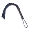 Chicote de Couro Genuíno Vintage Leather Whip Flogger