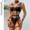 Toucheart Conjunto Lingerie 4 Peças Sexy Underwear Set