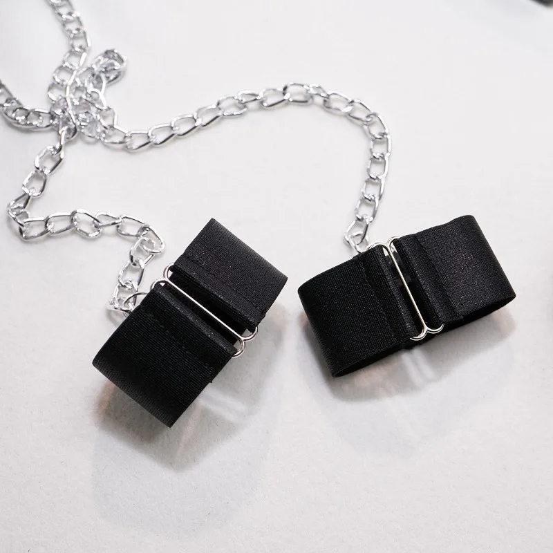 Toucheart 4 Piece Set Sexy Chain Halter Underwear Set For Women Erotic Lingerie Temptation Sexy Role Play Chain Underwear Set