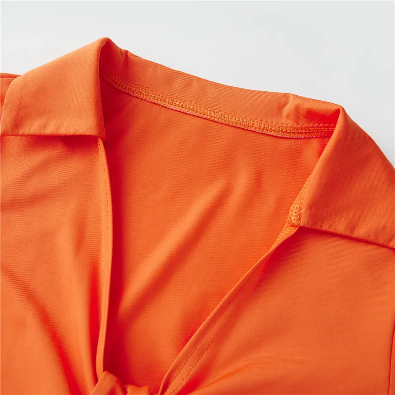 Halloween Velma Costume for Women Orange Long Sleeve Crop Top and Pleated Mini Skirt with Stocking 3Pcs Skirts Party Set Halloween Velma Costume for Women Orange Long Sleeve Crop Top and Pleated Mini Skirt with Stocking 3Pcs Skirts Party Set