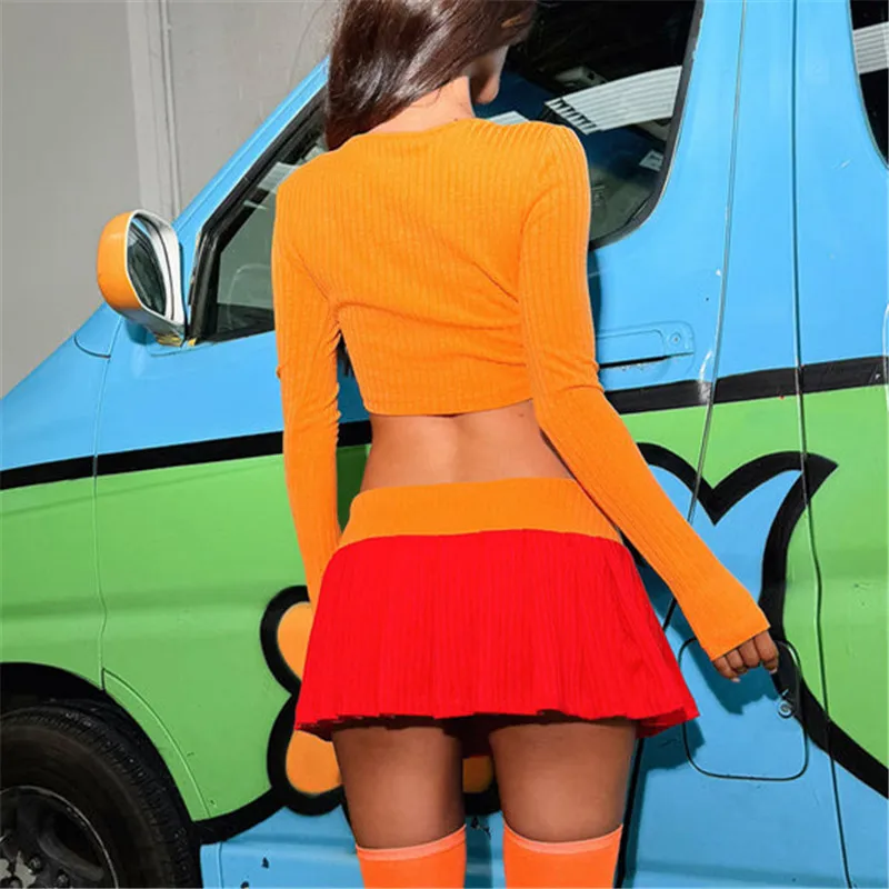 Fantasia Halloween Sexy Velma e Daphne Costume Set - Imagem 6