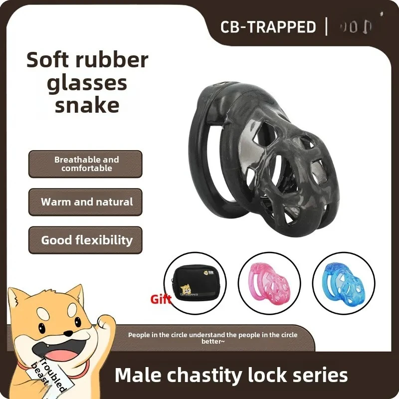 Dispositivo de Castidade Silicone Macio Soft Cock Cage