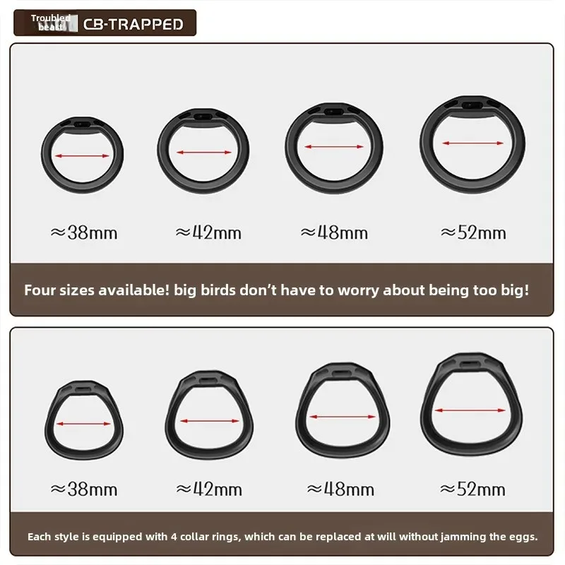 Dispositivo de Castidade Silicone Macio Soft Cock Cage - Imagem 4