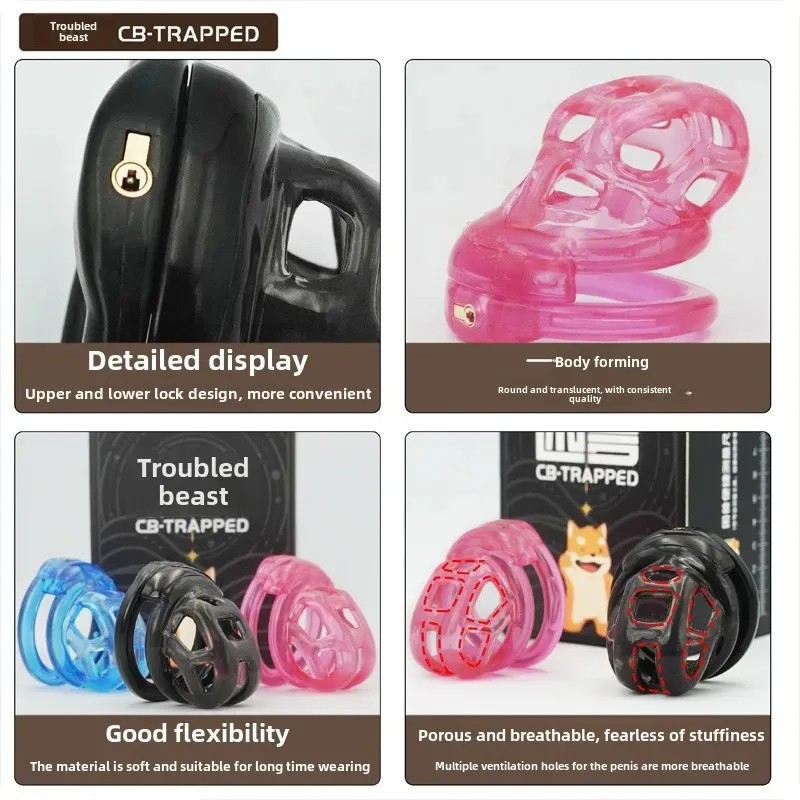 Dispositivo de Castidade Silicone Macio Soft Cock Cage - Imagem 2