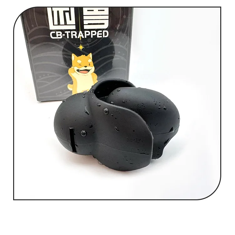 Bola de boca de lengua sólida, mordaza bola escupir silicona, mordaza erótica SM, confinamiento estático, agua corriente