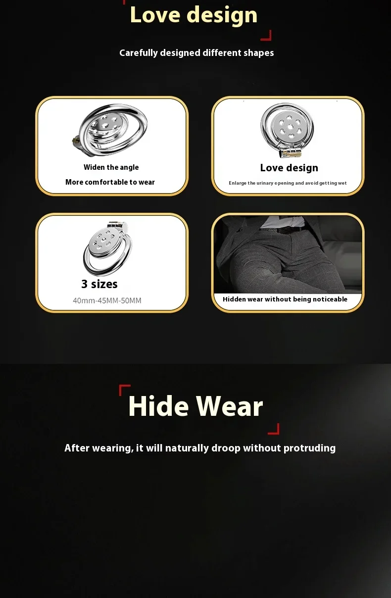 Cerradura de castidad plana SM para hombres, dispositivos de castidad de Metal,enchufe uretral,alto confort,antitrapa,cerradura Cerradura de castidad plana SM para hombres, dispositivos de castidad de Metal,enchufe uretral,alto confort,antitrapa,cerradura