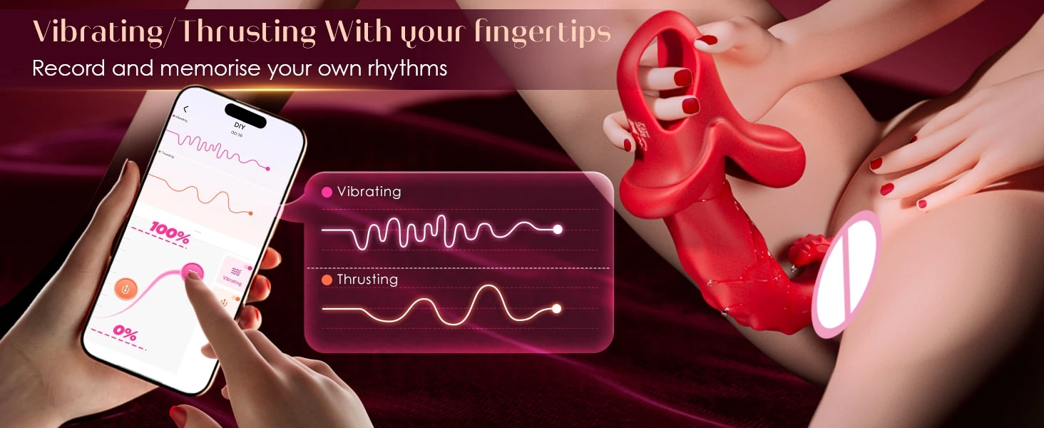 Thrusting Licking Tongue Vibrator for Women G Spot Clit Stimulator Female Masturbation Nipples Vagina Massager Adults Sex Toy