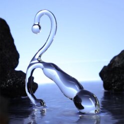 Plug Anal Transparente De Vidro Clear Glass Anal Plug