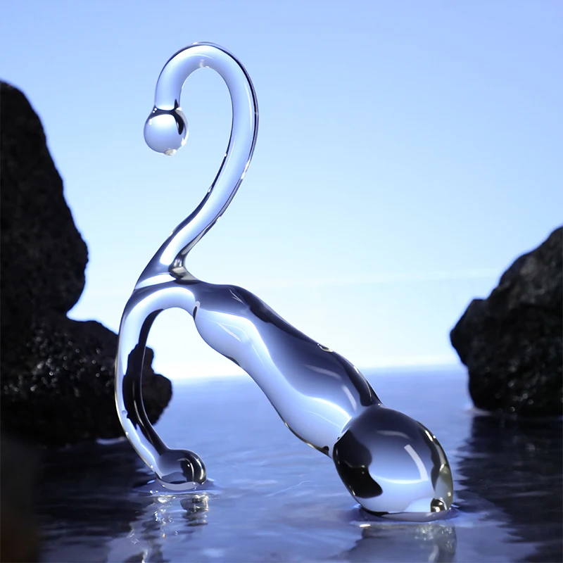 Plug Anal Transparente De Vidro Clear Glass Anal Plug