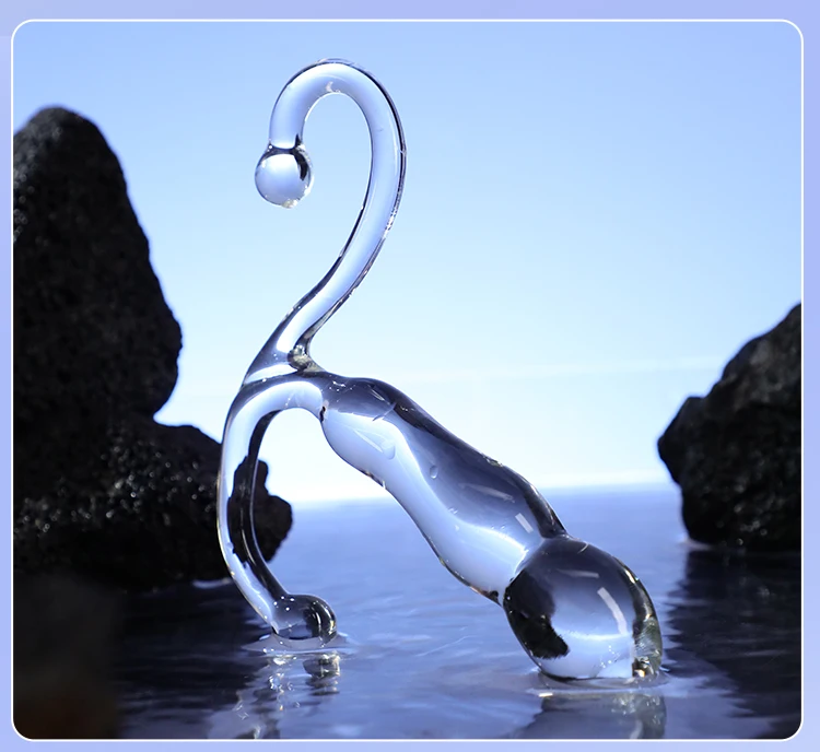 Men's Prostate Massage Clear Glass Anal Plug Cleaning Easy Black Glass Anal Plug Men's Sex Toys Adult Products Men's Prostate Massage Clear Glass Anal Plug Cleaning Easy Black Glass Anal Plug Men's Sex Toys Adult Products