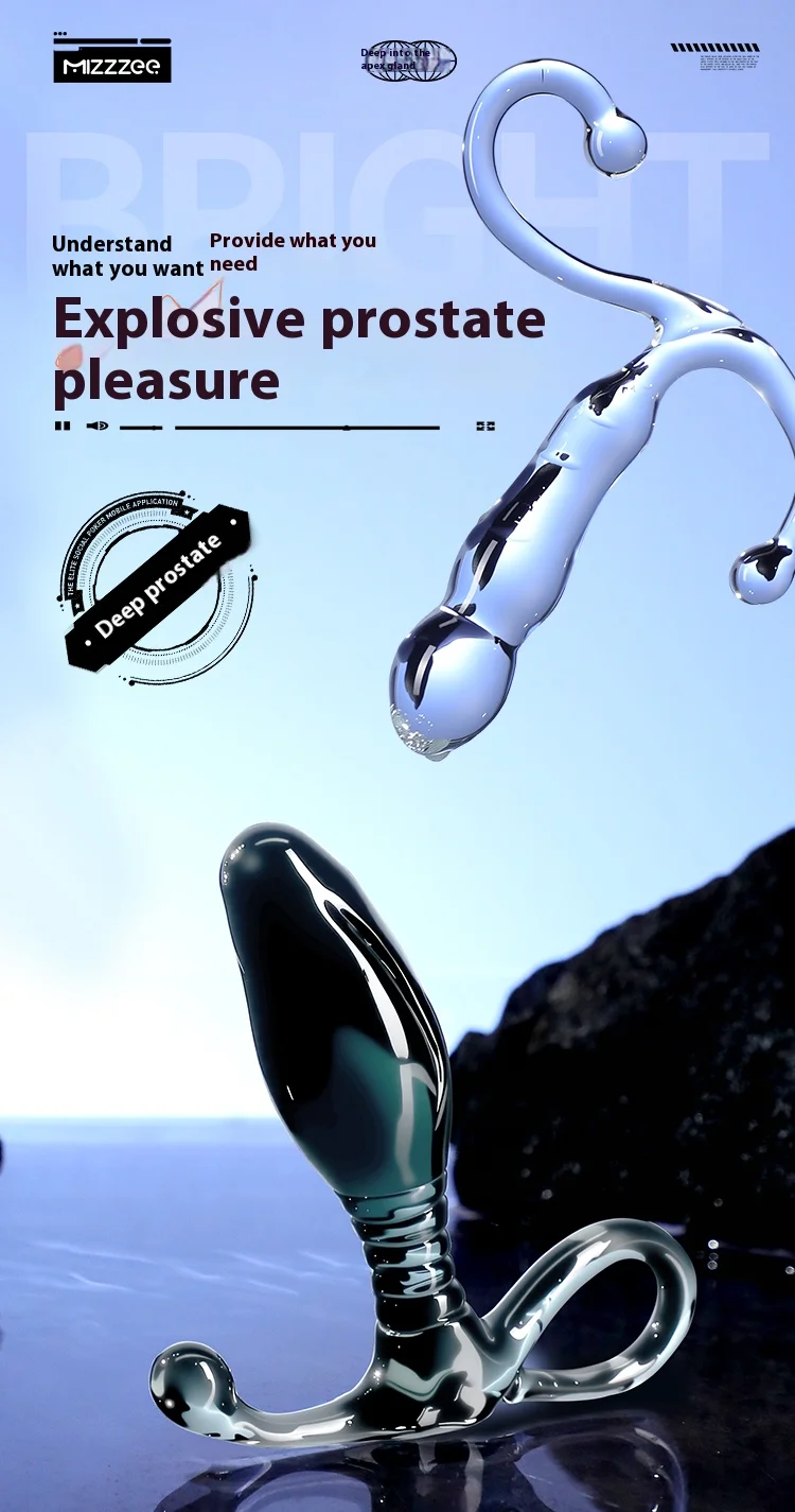 Men's Prostate Massage Clear Glass Anal Plug Cleaning Easy Black Glass Anal Plug Men's Sex Toys Adult Products Men's Prostate Massage Clear Glass Anal Plug Cleaning Easy Black Glass Anal Plug Men's Sex Toys Adult Products