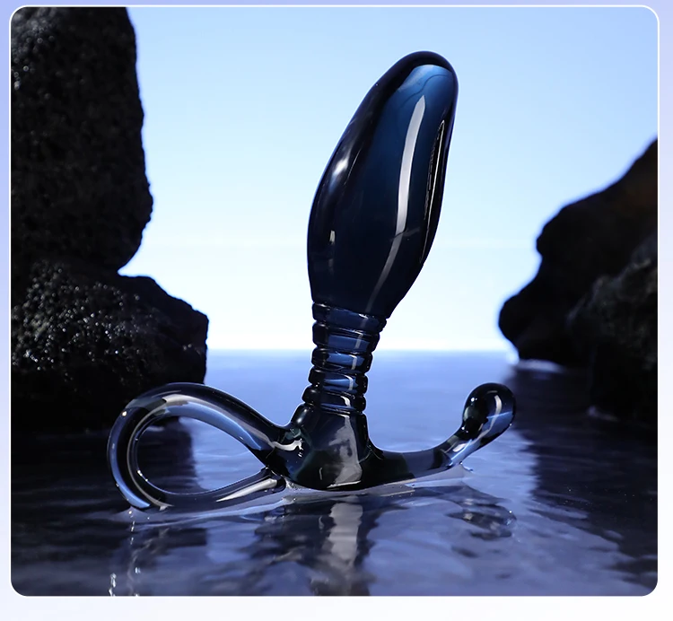 Men's Prostate Massage Clear Glass Anal Plug Cleaning Easy Black Glass Anal Plug Men's Sex Toys Adult Products Men's Prostate Massage Clear Glass Anal Plug Cleaning Easy Black Glass Anal Plug Men's Sex Toys Adult Products