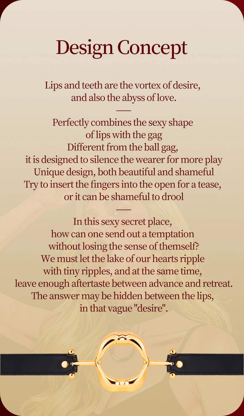 Metal Hollow Mouth Gag Fixed Tongue Oral Fixation Lips Ring Mouth Stuffer Couple Adult Games Alternative Bondage Erotic Sex Toys