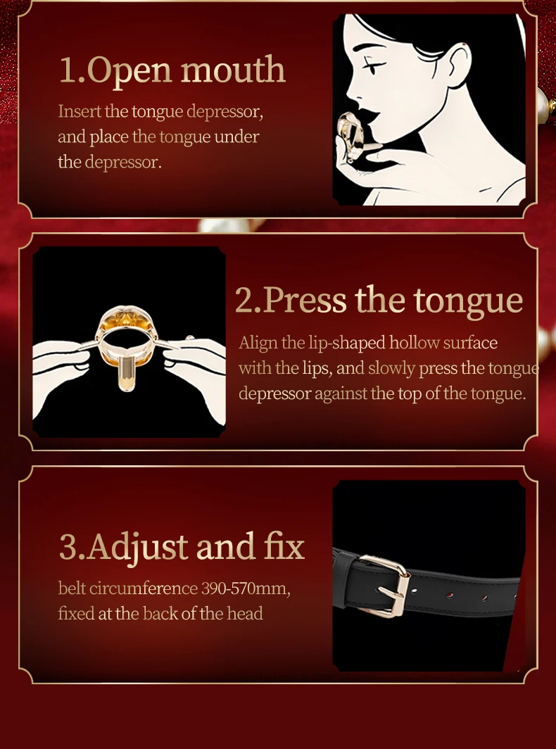 Metal Hollow Mouth Gag Fixed Tongue Oral Fixation Lips Ring Mouth Stuffer Couple Adult Games Alternative Bondage Erotic Sex Toys