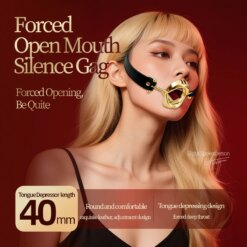 BDSM Mordaça Lábios Língua Fixa Garganta Profunda Mouth Gag