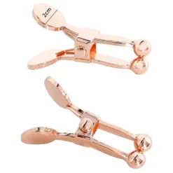 Prendedor de mamilo modelo borboleta com pás de 2 cm e parafuso de ajuste