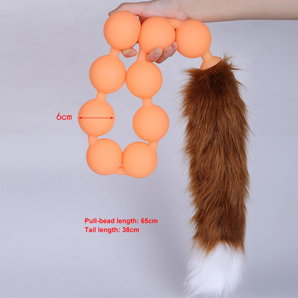 Super Long Huge 9 Ball Anal Beads Vaginal Anus Expansion Silicone ButtPlug Tail Anal Plug Adult Erotic Anal SexToy For Men Women Super Long Huge 9 Ball Anal Beads Vaginal Anus Expansion Silicone ButtPlug Tail Anal Plug Adult Erotic Anal SexToy For Men Women
