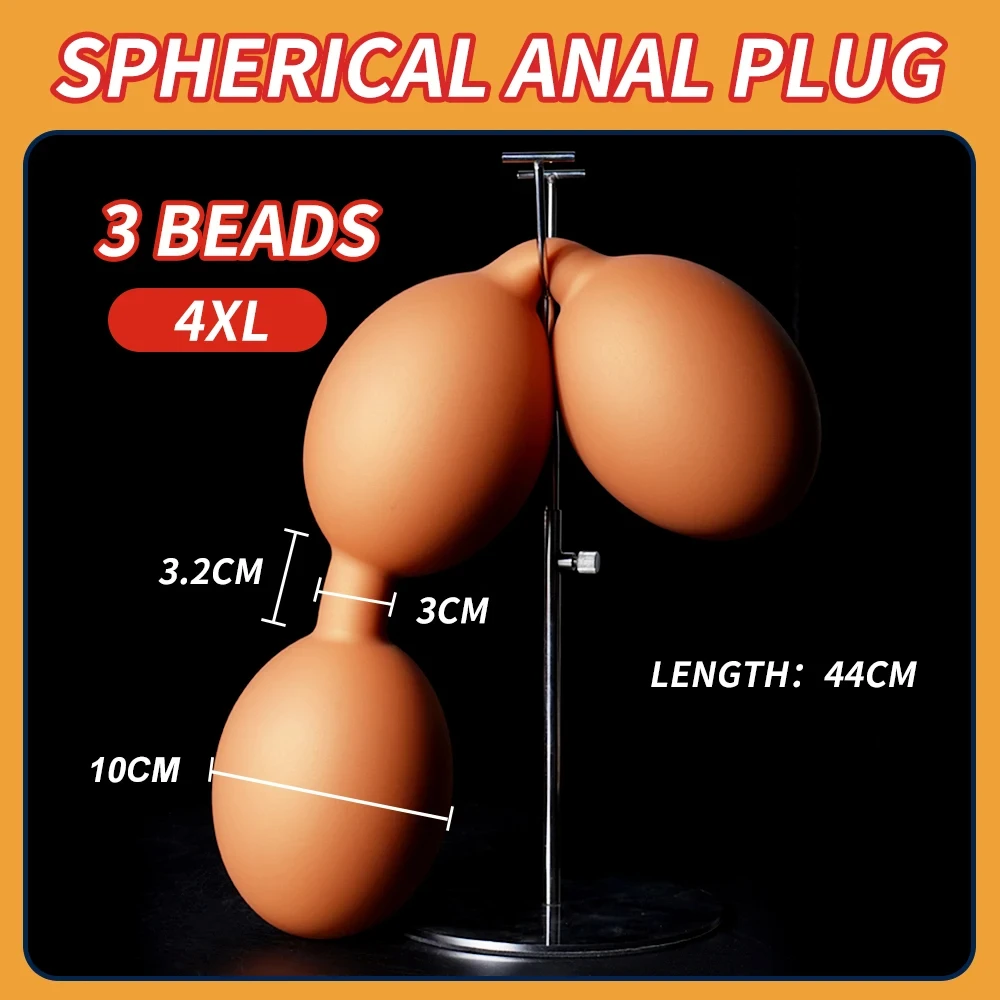 Double Love Huge Anal Beads Plug Gay/Lesbian Dual Use Big Egg Butt Plug Soft Anal Ball Dildos Bdsm Prostate Massage Sex Shop Toy Double Love Huge Anal Beads Plug Gay/Lesbian Dual Use Big Egg Butt Plug Soft Anal Ball Dildos Bdsm Prostate Massage Sex Shop Toy