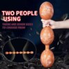 Double Love Huge Anal Beads Plug Gay/Lesbian Dual Use Big Egg Butt Plug Soft Anal Ball Dildos Bdsm Prostate Massage Sex Shop Toy
