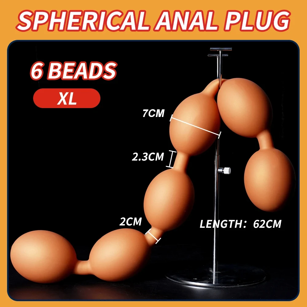 Double Love Huge Anal Beads Plug Gay/Lesbian Dual Use Big Egg Butt Plug Soft Anal Ball Dildos Bdsm Prostate Massage Sex Shop Toy Double Love Huge Anal Beads Plug Gay/Lesbian Dual Use Big Egg Butt Plug Soft Anal Ball Dildos Bdsm Prostate Massage Sex Shop Toy