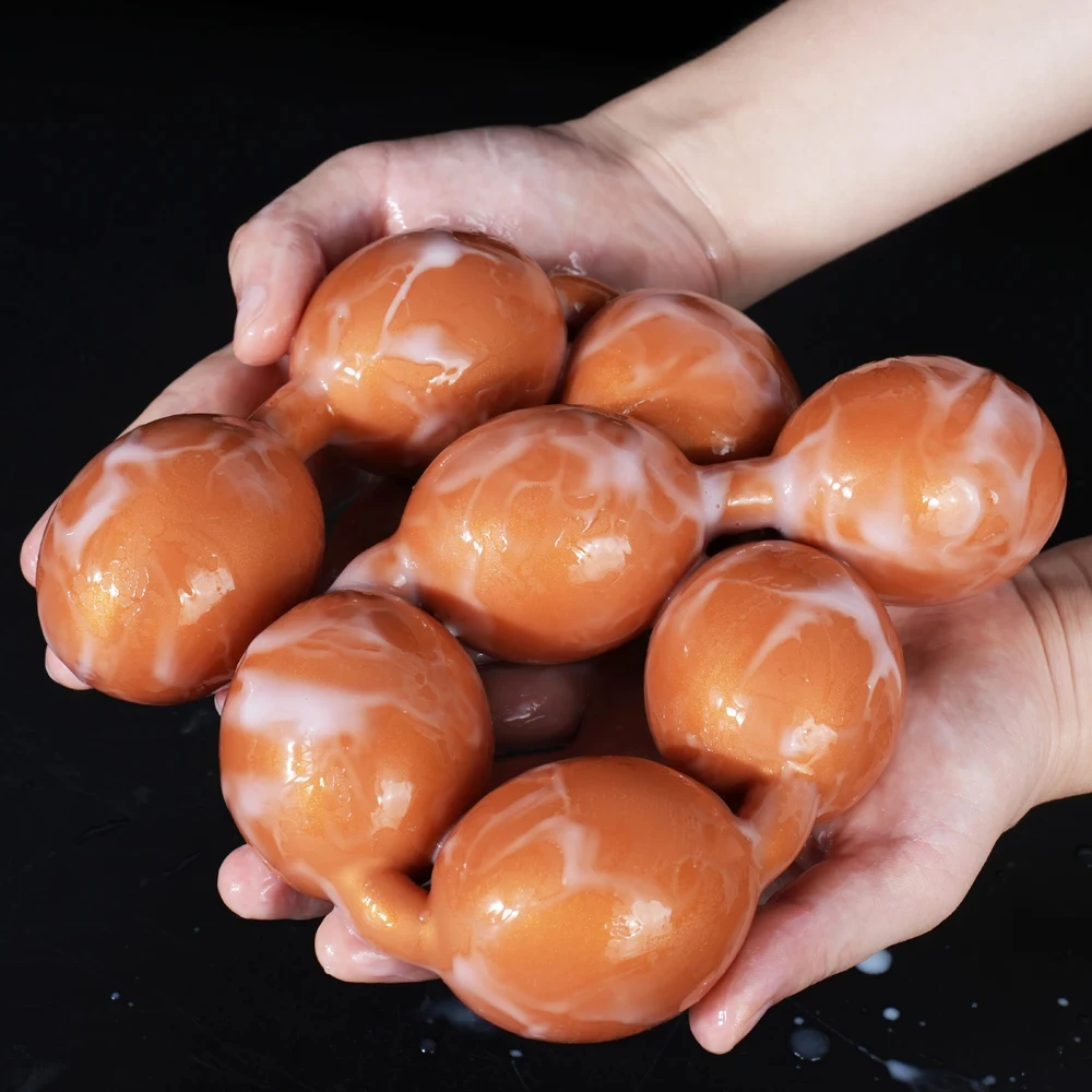 Double Love Huge Anal Beads Plug Gay/Lesbian Dual Use Big Egg Butt Plug Soft Anal Ball Dildos Bdsm Prostate Massage Sex Shop Toy Double Love Huge Anal Beads Plug Gay/Lesbian Dual Use Big Egg Butt Plug Soft Anal Ball Dildos Bdsm Prostate Massage Sex Shop Toy