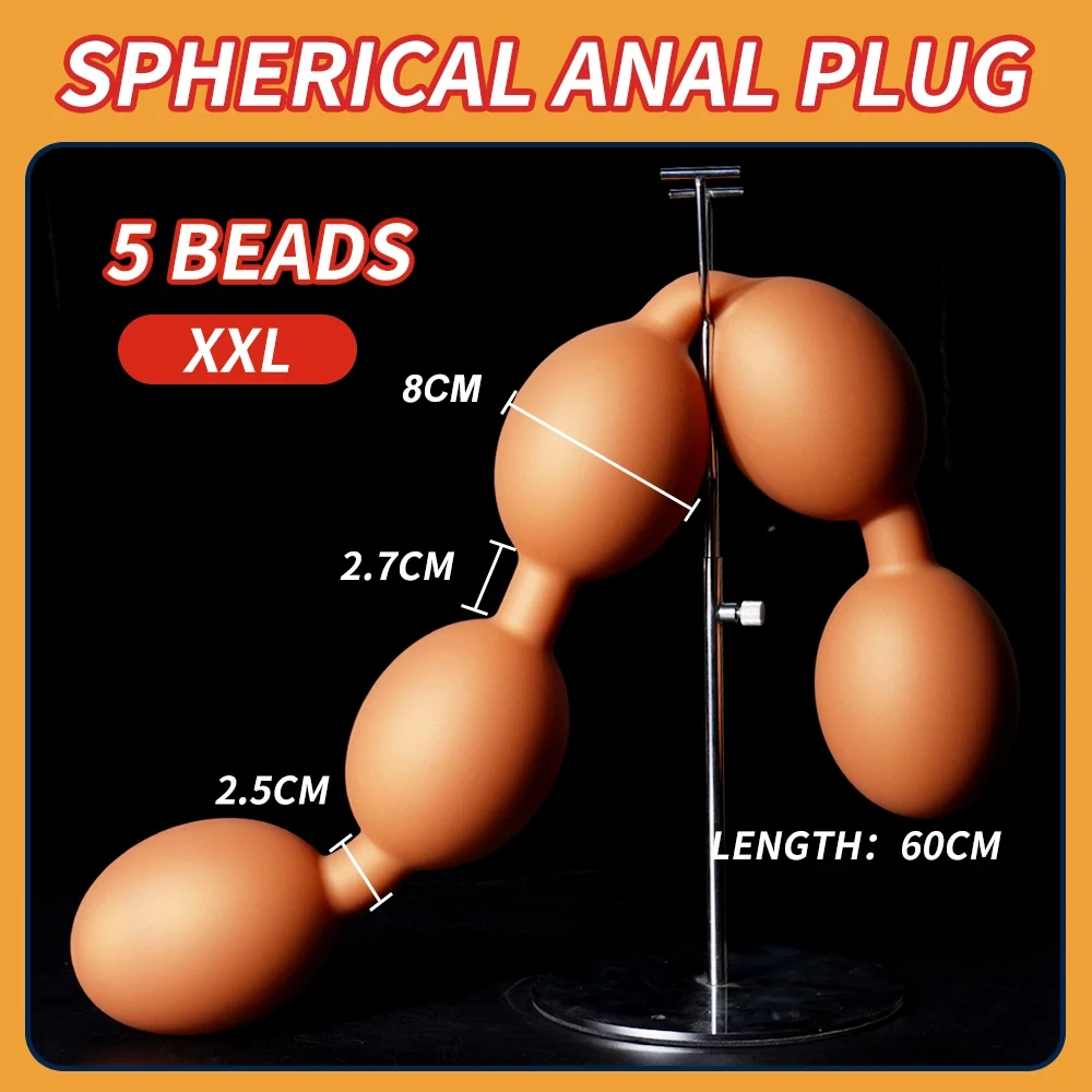 Double Love Huge Anal Beads Plug Gay/Lesbian Dual Use Big Egg Butt Plug Soft Anal Ball Dildos Bdsm Prostate Massage Sex Shop Toy Double Love Huge Anal Beads Plug Gay/Lesbian Dual Use Big Egg Butt Plug Soft Anal Ball Dildos Bdsm Prostate Massage Sex Shop Toy