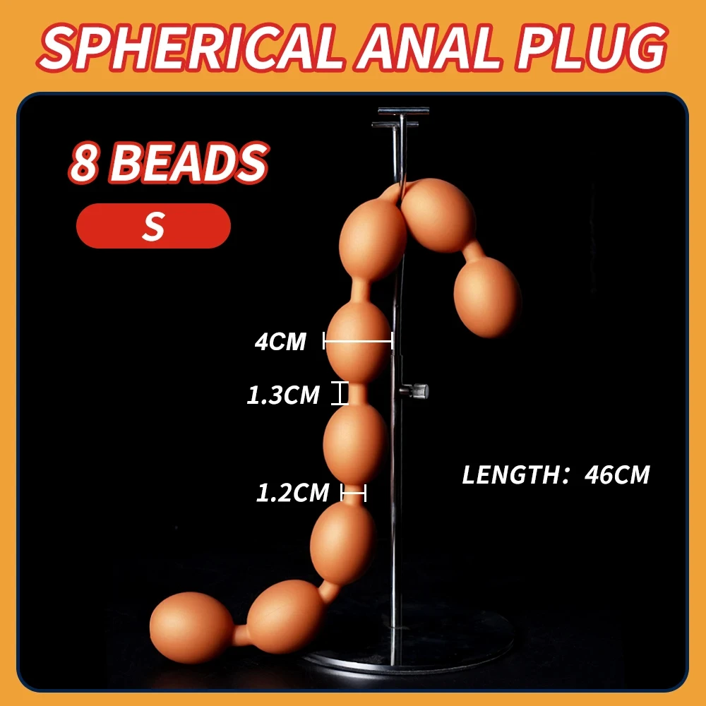 Double Love Huge Anal Beads Plug Gay/Lesbian Dual Use Big Egg Butt Plug Soft Anal Ball Dildos Bdsm Prostate Massage Sex Shop Toy Double Love Huge Anal Beads Plug Gay/Lesbian Dual Use Big Egg Butt Plug Soft Anal Ball Dildos Bdsm Prostate Massage Sex Shop Toy