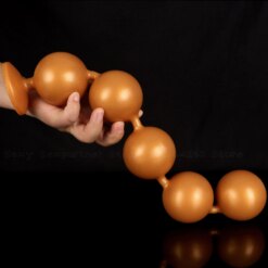 Alternative view of Plug Anal Longo Contas Beads Balls Long Dildo
