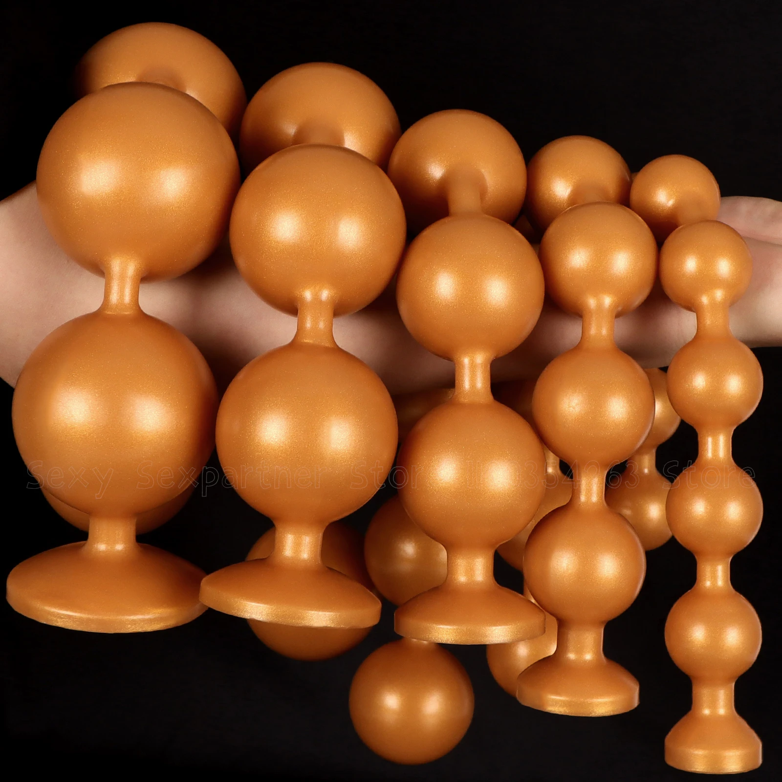 Long Sucker 8cm Diameter Anal Beads Lager Anal Butt Plug Dilator Stimulation Pull Bead Dildo Masturbation Sex Toys For Man/Woman Long Sucker 8cm Diameter Anal Beads Lager Anal Butt Plug Dilator Stimulation Pull Bead Dildo Masturbation Sex Toys For Man/Woman