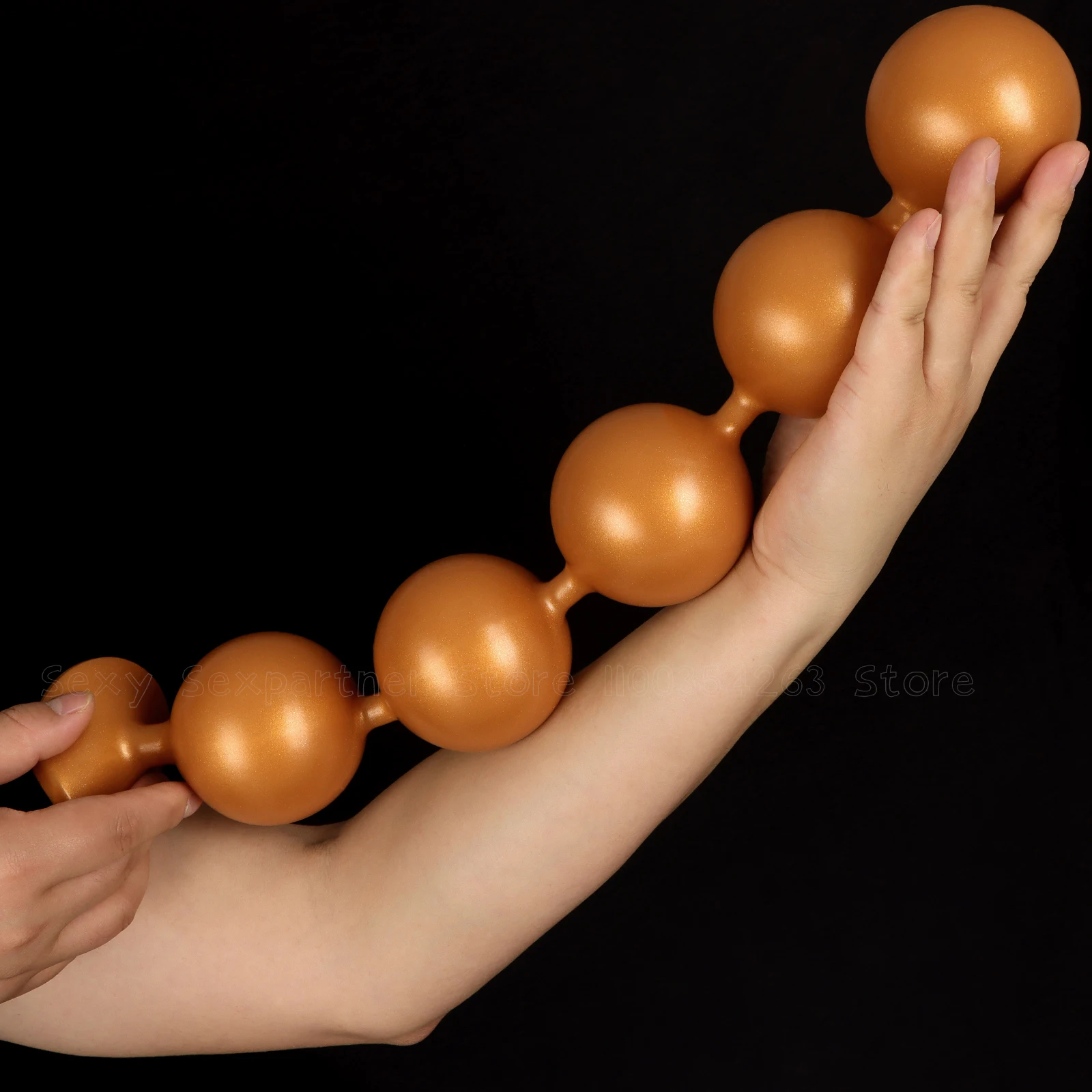 Plug Anal Longo Contas Beads Balls Long Dildo - Imagem 3