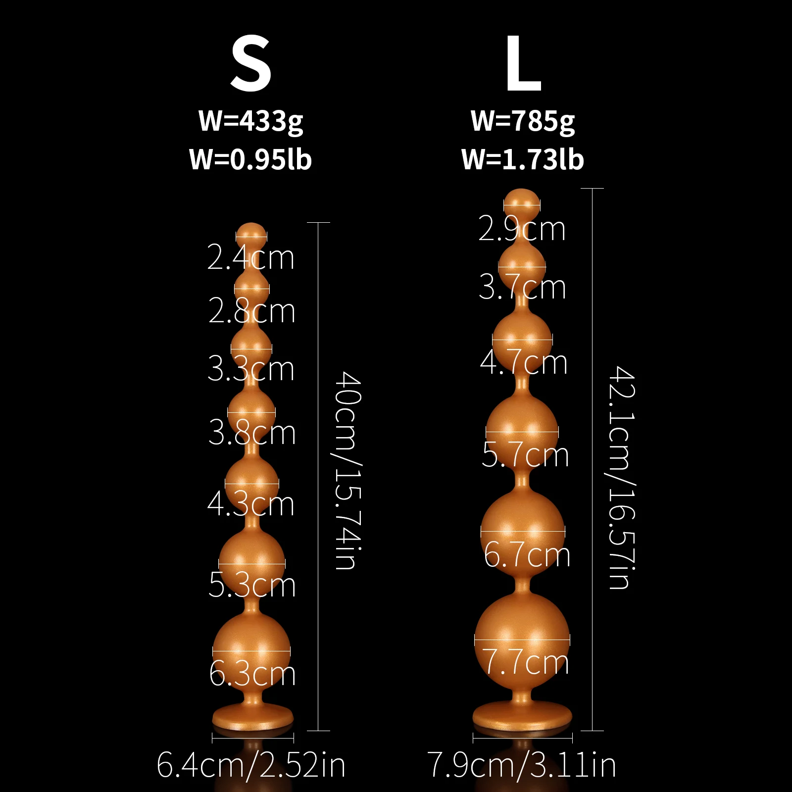 Long Sucker 8cm Diameter Anal Beads Lager Anal Butt Plug Dilator Stimulation Pull Bead Dildo Masturbation Sex Toys For Man/Woman Long Sucker 8cm Diameter Anal Beads Lager Anal Butt Plug Dilator Stimulation Pull Bead Dildo Masturbation Sex Toys For Man/Woman