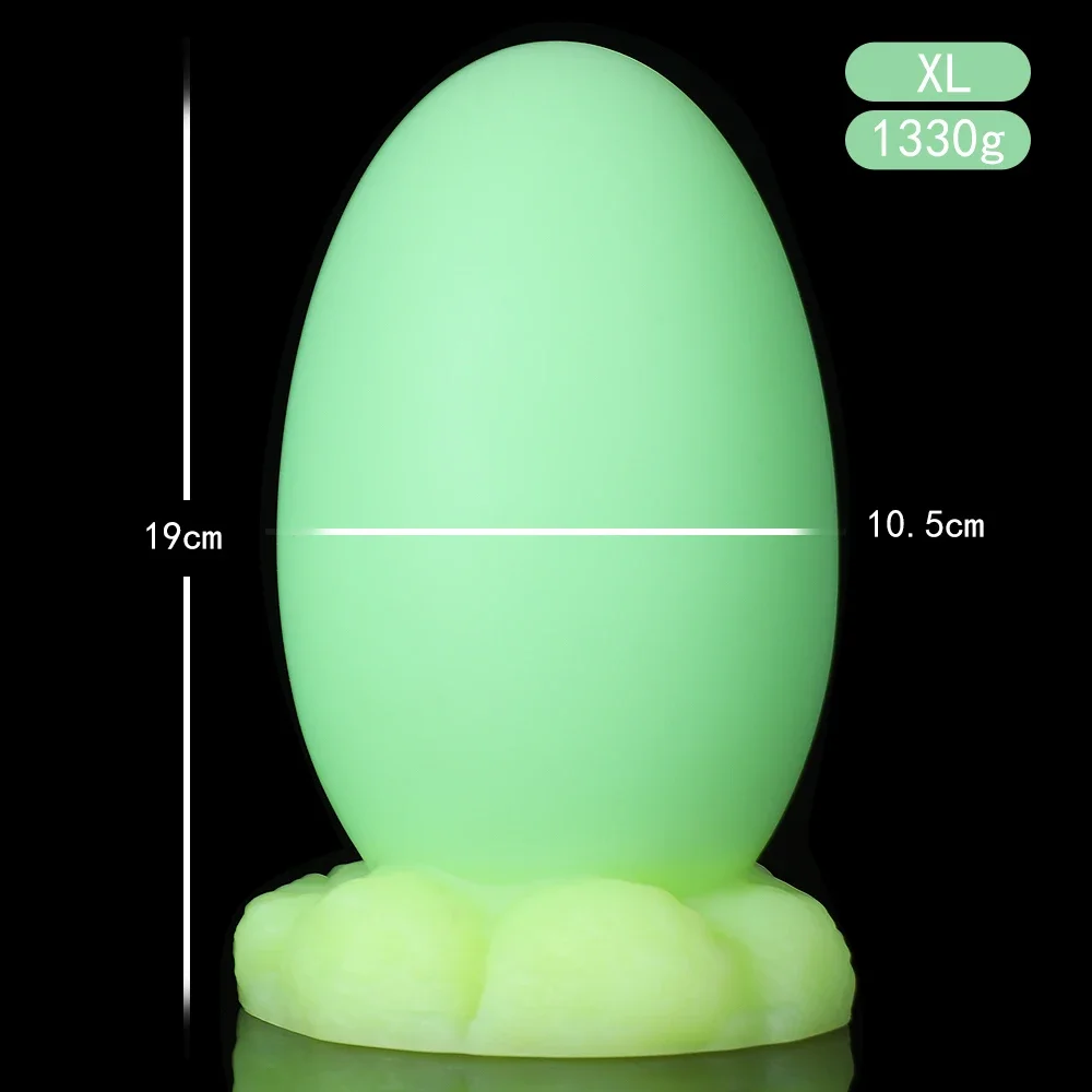 Super big dragon eggs anal plug,Nightglowing anal pull beads,Sex toys for women/men,Soft silicone material,Massage Masturbation