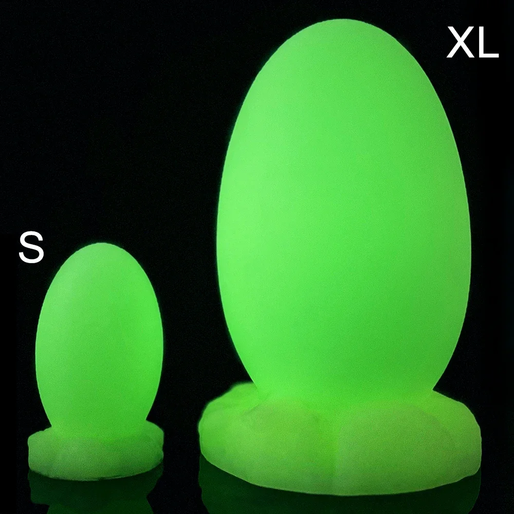 Super big dragon eggs anal plug,Nightglowing anal pull beads,Sex toys for women/men,Soft silicone material,Massage Masturbation