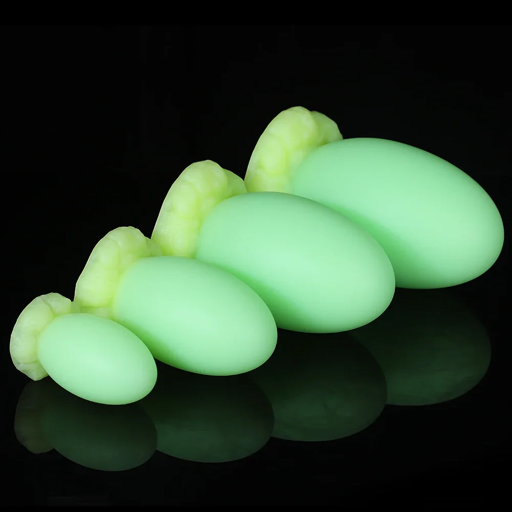 Super big dragon eggs anal plug,Nightglowing anal pull beads,Sex toys for women/men,Soft silicone material,Massage Masturbation