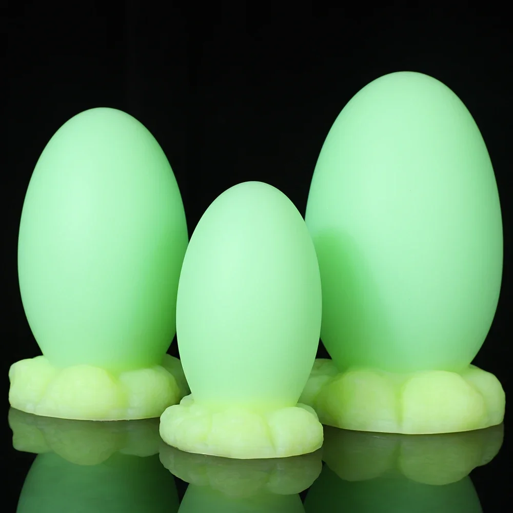 Super big dragon eggs anal plug,Nightglowing anal pull beads,Sex toys for women/men,Soft silicone material,Massage Masturbation