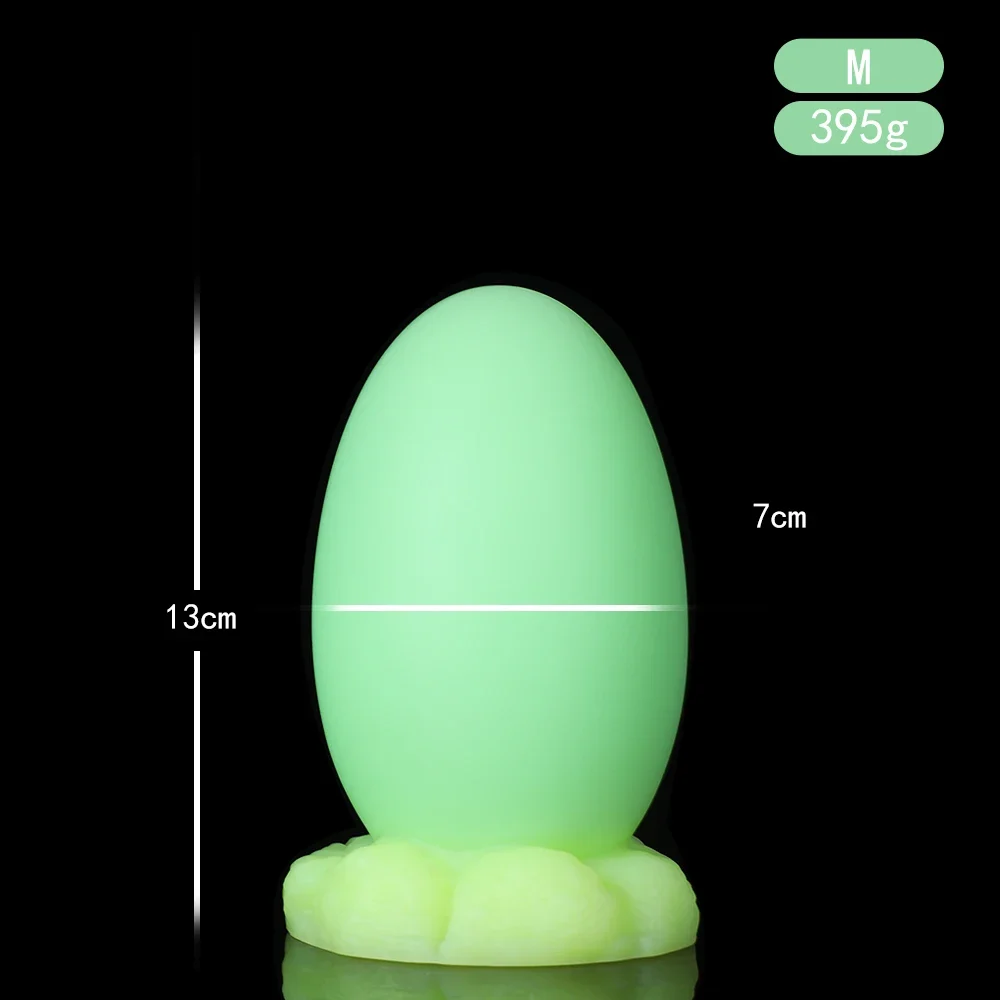 Super big dragon eggs anal plug,Nightglowing anal pull beads,Sex toys for women/men,Soft silicone material,Massage Masturbation
