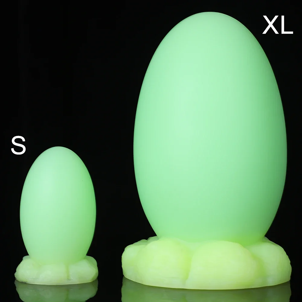 Super big dragon eggs anal plug,Nightglowing anal pull beads,Sex toys for women/men,Soft silicone material,Massage Masturbation