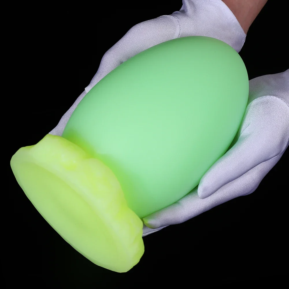 Super big dragon eggs anal plug,Nightglowing anal pull beads,Sex toys for women/men,Soft silicone material,Massage Masturbation