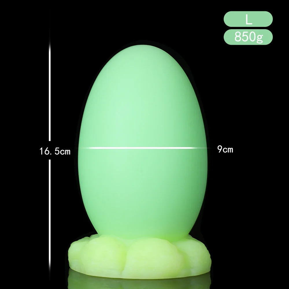 Super big dragon eggs anal plug,Nightglowing anal pull beads,Sex toys for women/men,Soft silicone material,Massage Masturbation