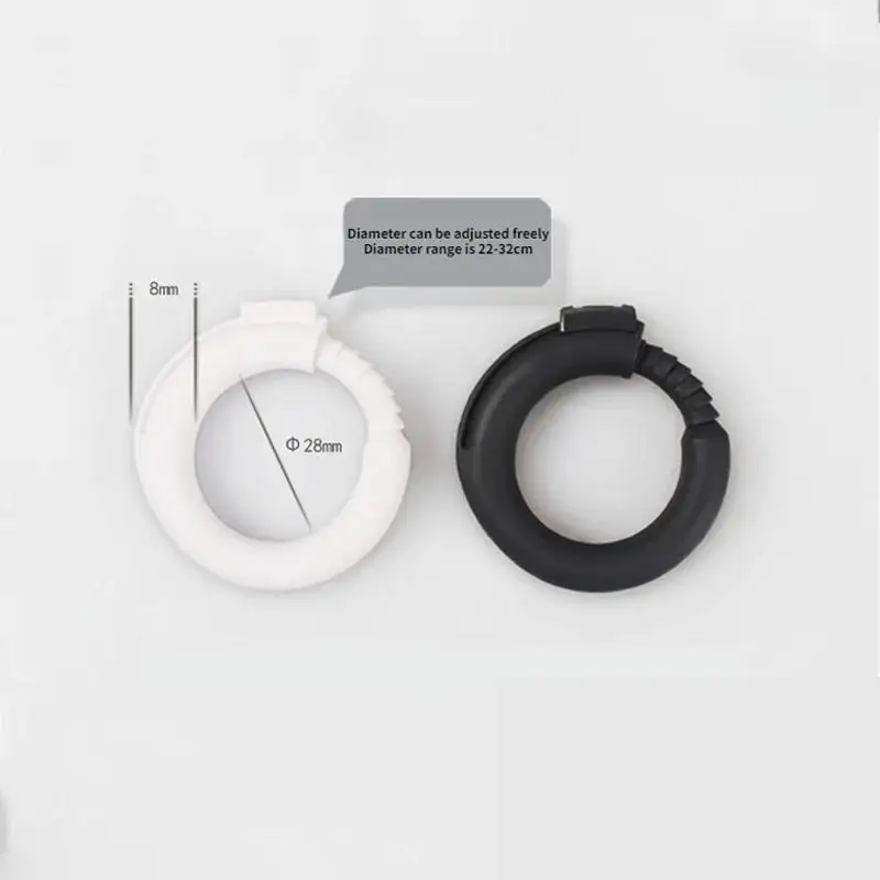 Anel Peniano Ajustável em Silicone Cock Ring - Imagem 6