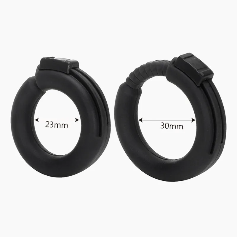 Male Adjustable Silicone Penis Cock Ring Enhancer Prolonging Delay Ejaculation Adjustable Male Chastity Device White Black Male Adjustable Silicone Penis Cock Ring Enhancer Prolonging Delay Ejaculation Adjustable Male Chastity Device White Black