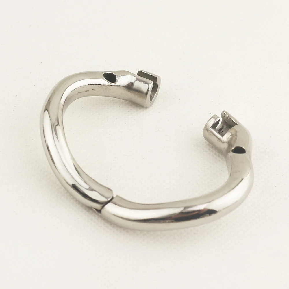 Super Short Male Stainless Steel Penis Cage Chastity Belt Device Cock Ring BDSM Adult Sex Toys Products Sexo Para Hombre Rings