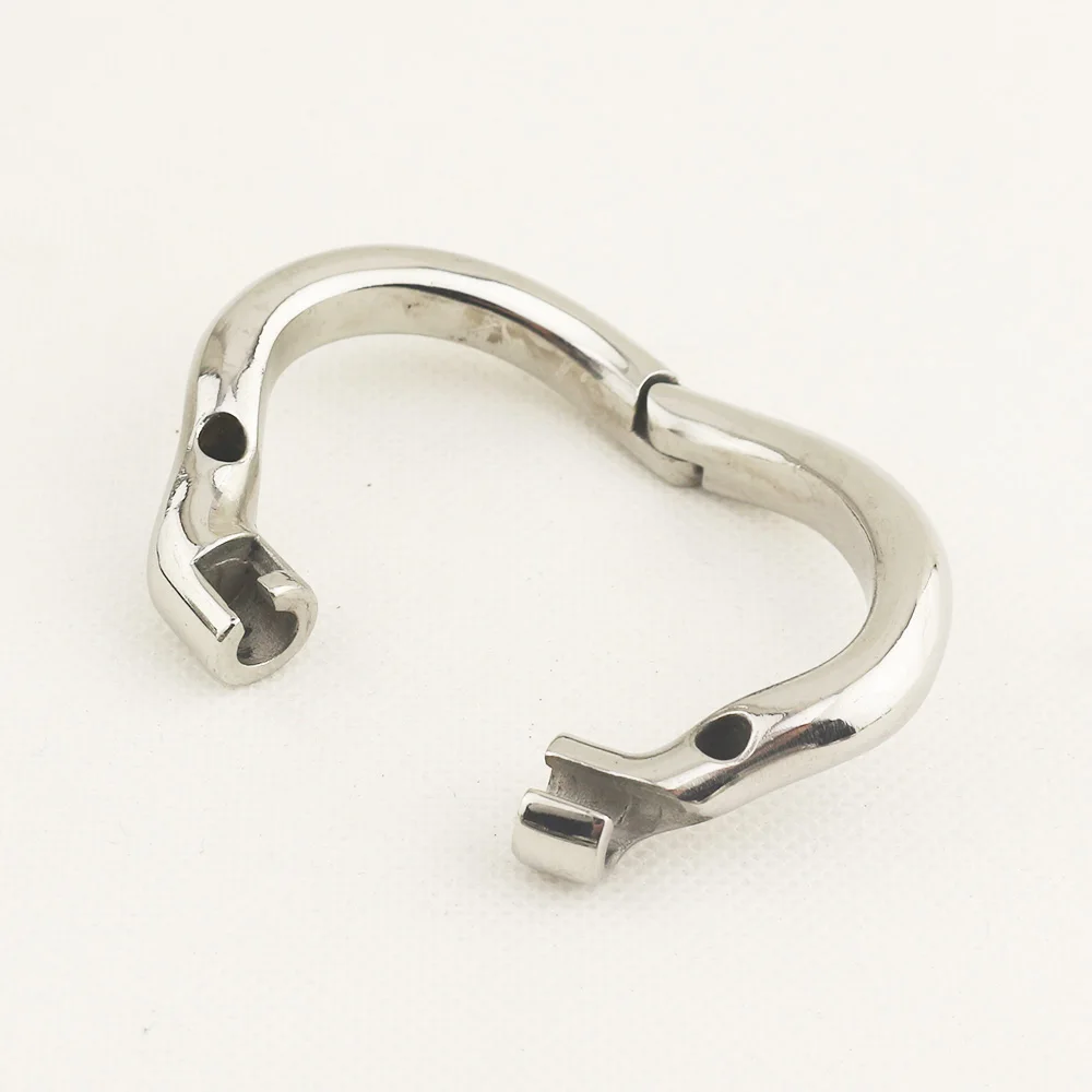 Super Short Male Stainless Steel Penis Cage Chastity Belt Device Cock Ring BDSM Adult Sex Toys Products Sexo Para Hombre Rings