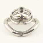 Gaiola De Castidade Super Pequena Aço Inoxidável Short Lock Cage