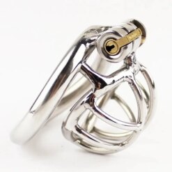 Alternative view of Gaiola de Castidade Pequena Aço Inoxidável Small Penis Cock Cage