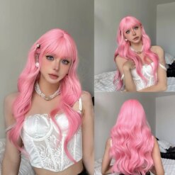 Peruca Longa Sintética Lace Synthetic Wig