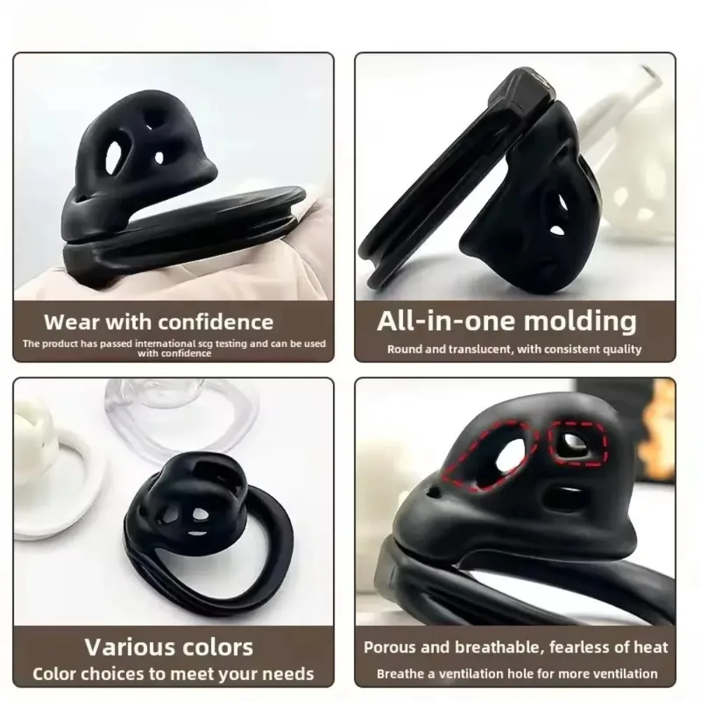 Soft Chastity Cage Device Adjustable Cock Cage Lock Penis Restraints for Men BDSM Discreet Fetish Training Adult Erotic Sex Toys Soft Chastity Cage Device Adjustable Cock Cage Lock Penis Restraints for Men BDSM Discreet Fetish Training Adult Erotic Sex Toys