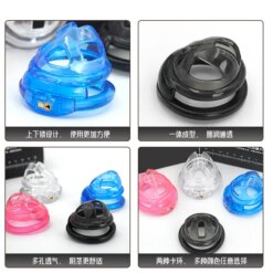 Alternative view of Mini Gaiola de Castidade Silicone Viper X Soft Chastity Cage