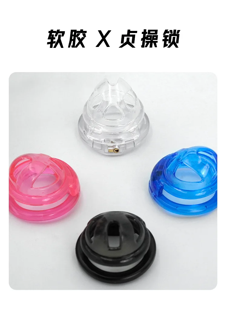 New Men's Viper X-Silicone Chastity Cage Cross-CB Chastity Lock Sissy BDSM Abstinence Device Gay Sex Toy for Men Sex Toi for Man