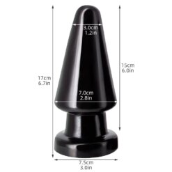 Alternative view of Dildo Enorme Silicone Anal Plug Buttplug